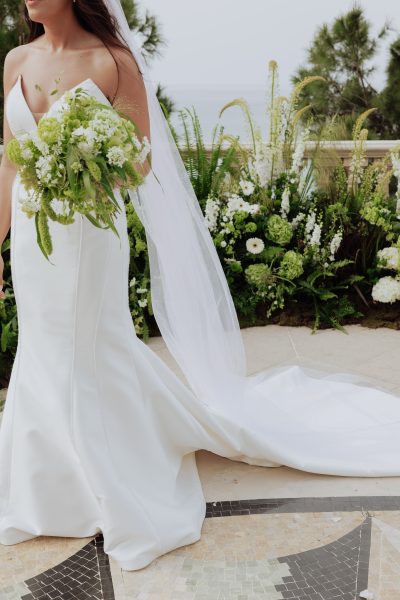 bride at her cyprus wedding ceremony